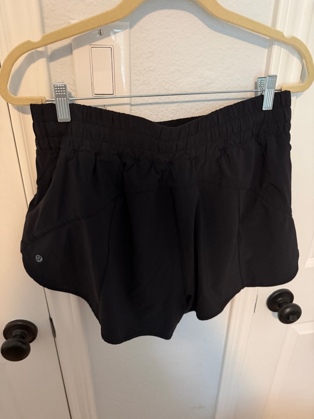lululemon athletica Hotty Hot Black Women's Running Shorts